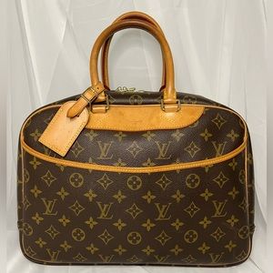 LV Deauville MM Luggage Handbag Vintage